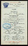 DINNER [held by] DEL CORONADA HOTEL [at] "CORONADA BEACH,CA." (HOTEL)