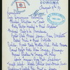 LUNCHEON [held by] OCEANIC STEAMSHIP CO. S.S.ZEALANDIA [at] EN ROUTE (SS)