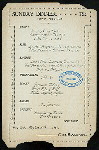 SUNDAY DINNER [held by] CAFE BOULARD [at] "NEW YORK, NY" (REST;)