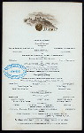 DINNER [held by] CHAMPLAIN HOTEL [at] "CLINTON COUNTY, NY." (HOTEL)