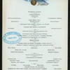 DINNER [held by] CHAMPLAIN HOTEL [at] "CLINTON COUNTY, NY" (HOTEL)