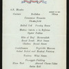 DINNER [held by] ATLANTIC TRANSPORT LINE - S.S.MESABA [at] EN ROUTE (SS;)