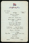 DINNER [held by] ATLANTIC TRANSPORT LINE - S.S.MESABA [at] EN ROUTE (SS;)