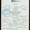 BREAKFAST [held by] HOTEL CHAMPLAIN [at] "CLINTON, NY" (HOTEL;)