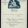 DINNER [held by] HOTEL DE L'ANGE [at] "LUZERN,SWITZERLAND" (HOTEL; FOREIGN;)
