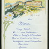DINNER [held by] KURHAUS [at] RIGI-KALTBAD (HOTEL; FOREIGN)