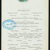 LUNCHEON [held by] HOTEL CHAMPLAIN [at] "CLINTON, NY" (HOTEL;)