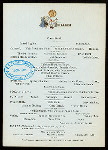 BREAKFAST [held by] HOTEL CHAMPLAIN [at] "CLINTON, NY" (HOTEL;)