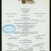 DINNER [held by] HOTEL CHAMPLAIN [at] "CLINTON, NY" (HOTEL;)