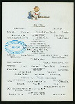 BREAKFAST [held by] HOTEL CHAMPLAIN [at] "CLINTON, NY" (HOTEL;)