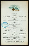 DINNER [held by] HOTEL CHAMPLAIN [at] "CLINTON, NY" (HOTEL;)