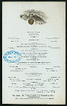 DINNER [held by] HOTEL CHAMPLAIN [at] "CLINTON, NY" (HOTEL;)