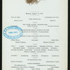 LUNCHEON [held by] HOTEL CHAMPLAIN [at] "CLINTON, NY" (HOTEL;)