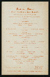 SUPPER [held by] SUMMIT HOUSE [at] "MOUNT WASHINGTON, NH" (HOTEL;)