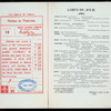 DINNER [held by] BAILEY CATERING COMPANH [at] "ELECTRIC TOWER RESTAURANT,PAN AMERICAN EXPOSITION" (REST;)