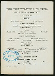 LUNCHEON [held by] PENNSYLVANIA LIMITED [at] THE PULLMAN COMPANY - EN ROUTE (RR;)