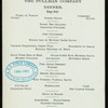 DINNER [held by] LOUISVILLE & NASHVILLE RAILROAD - THE PULLMANA CO. [at] EN ROUTE (RR)