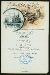 MITTAGESSEN [held by] NORDDEUTSCHER LLOYD BREMEN [at] "SS ""FRIEDRICH DER GROSSE""" (SS;)