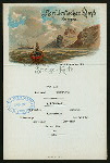SPEISE-KARTE [held by] NORDDEUTSCHER LLOYD BREMEN [at] "SS ""FRIEDRICH DER GROSSE""" (SS;)