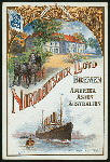 MITTAGESEN [held by] NORDDEUTSCHER LLOYD BREMEN [at] "SCHNELLPOSTDAMPFER ""KRONPRINZ WILHELM""" (SS;)