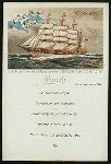 LUNCH [held by] NORDDEUTSCHER LLOYD BREMEN [at] "SCHULSCHIFF  ""HERZOGIN SOPHIE CHARLOTTE""" (SS;)