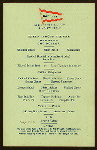 TABLE D'HOTE DINNER [held by] HUDSON RIVER DAY LINE [at] "STR. ""NEW YORK""" (SS;)