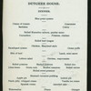 DINNER [held by] DUTCHER HOUSE [at]  (HOTEL;)