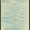 LUNCHEON [held by] UNION PACIFIC [at] DINING CAR SERVICE (RR;)