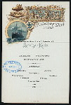 SPEISE-KARTE [held by] NORDDEUTSCHER LLOYD BREMEN [at] "SS ""FRIEDRICH DER GROSSE""" (SS;)