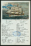 FRUHSTUCK/BREAKFAST [held by] NORDDEUTSCHER LLOYD BREMEN [at] "SCHULSCHIFF  ""HERZOGIN SOPHIE CHARLOTTE""" (SS;)