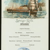 MITTAGESSEN [held by] NORDDEUTSCHER LLOYD BREMEN [at] "SS ""FRIEDRICH DER GROSSE""" (SS;)