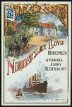 MITTAGESEN [held by] NORDDEUTSCHER LLOYD BREMEN [at] "SCHNELLPOSTDAMPFER ""KRONPRINZ WILHELM""" (SS;)