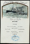 MITTAGESSEN [held by] NORDDEUTSCHER LLOYD BREMEN [at] "SS ""FRIEDRICH DER GROSSE""" (SS;)