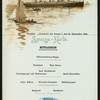 MITTAGESSEN [DINNER] [held by] NORDDEUTSCHER LLOYD BREMEN [at] "EN ROUTE - ""FRIEDRICH DER GROSSE""" (SS)