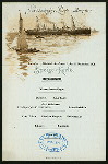 MITTAGESSEN [DINNER] [held by] NORDDEUTSCHER LLOYD BREMEN [at] "EN ROUTE - ""FRIEDRICH DER GROSSE""" (SS)