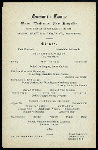 DINNER [held by] SUMMIT HOUSE [at] "MOUNT WASHINGTON,NEW HAMPSHIRE" (HOTEL)