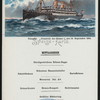 DINNER [held by] NORDDEUTSCHER LLOYD BREMEN [at] "EN ROUTE ""FRIEDRICH DER GROSSE""" (SS)