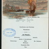 LUNCH] [held by] NORDDEUTSCHER LLOYD BREMEN [at] "EN ROUTE ""FRIEDRICH DER GROSSE""" (SS)