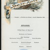 DINNER [held by] NORDDEUTSCHER LLOYD BREMEN [at] "EN ROUTE ""FRIEDRICH DER GROSSE""" (SS)