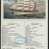 BREAKFAST [held by] NORDDEUTSCHER LLOYD BREMEN [at] "EN ROUTE  ""FRIEDRICH DER GROSSE""" (SS)