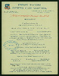 BREAKFAST [held by] UNION PACIFIC DINING CAR SERVICE [at] EN ROUTE (RR)