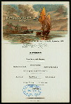 DINNER [held by] NORDDEUTSCHER LLOYD BREMEN [at] "EN ROUTE ""FRIEDRICH DER GROSSE""" (SS)