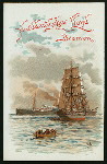 LUNCH [held by] NORDDEUTSCHER LLOYD BREMEN [at] "EN ROUTE 'FRIEDRICH DER GROSSE""" (SS)