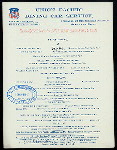 LUNCHEON [held by] UNION PACIFIC R.R. CO. ET AL [at] DINING CAR (RR;)