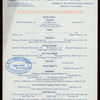 DINNER [held by] UNION PACIFIC R.R. CO. ET AL [at] DINING CAR (RR;)