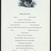 BREAKFAST [ON FUNERAL TRAIN OF PRESIDENT McKINLEY?] [held by] PULLMAN DINING CAR SERVICE [at] [EN ROUTE TO CANTON?] (RR;)