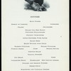 DINNER [ON FUNERAL TRAIN OF PRESIDENT McKINLEY?] [held by] PULLMAN DINING CAR SERVICE [at] [EN ROUTE TO CANTON?] (RR;)