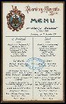 LUNCH [held by] HAMBURG AMERIKA LINIE [at] SS DEUTSCHLAND (SS;)