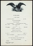 LUNCHEON [ON FUNERAL TRAIN OF PRESIDENT McKINLEY?] [held by] PULLMAN DINING CAR SERVICE [at] [EN ROUTE TO CANTON?] (RR;)