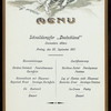 LUNCH [held by] HAMBURG AMERIKA LINIE [at] SS DEUTSCHLAND (SS;)